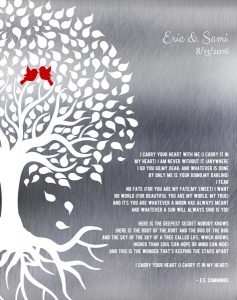 Custom Wedding Day Gift Art Proof for Eric C.