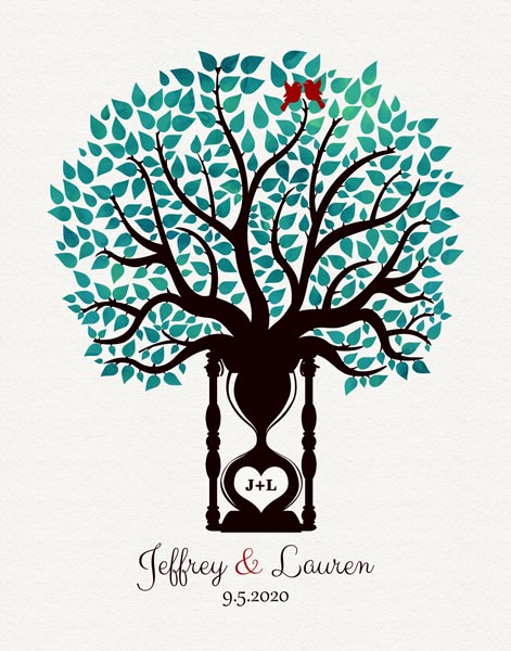 Personalized 1 Year Anniversary Gift Custom Art Proof for Jeffrey F.