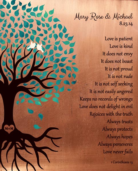 Personalized 7 Year Anniversary Gift Custom Art Proof for Mary C.