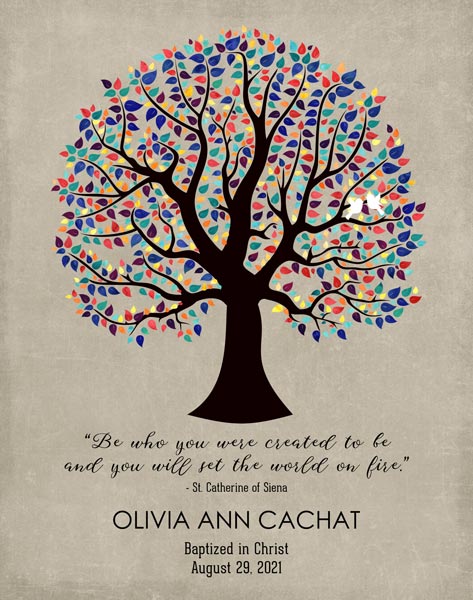 Custom Confirmation Communion Art Proof for Sarah C.