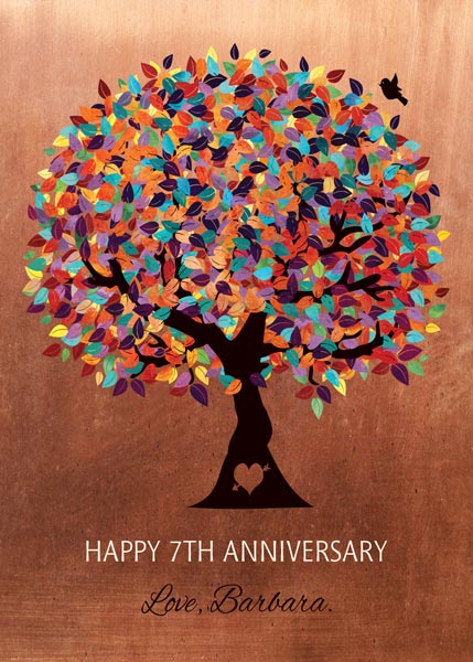 Personalized 7 Year Anniversary Gift Custom Art Proof for Barbars C.