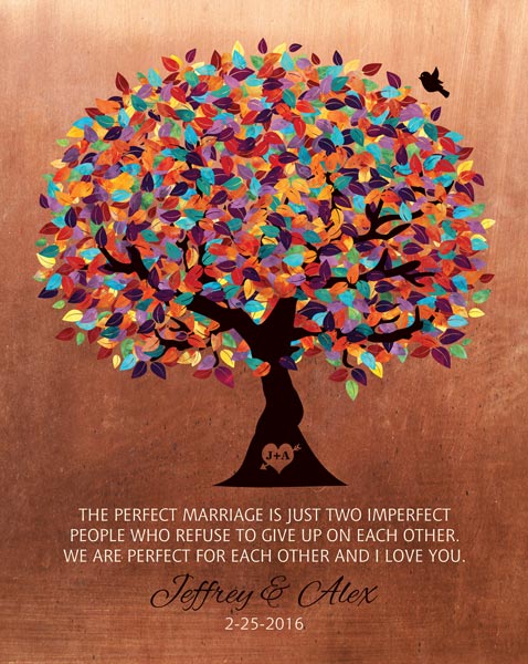 Personalized metal art print