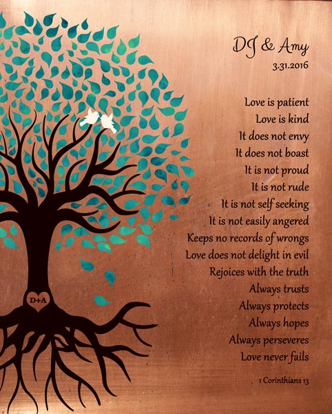 Personalized metal art print