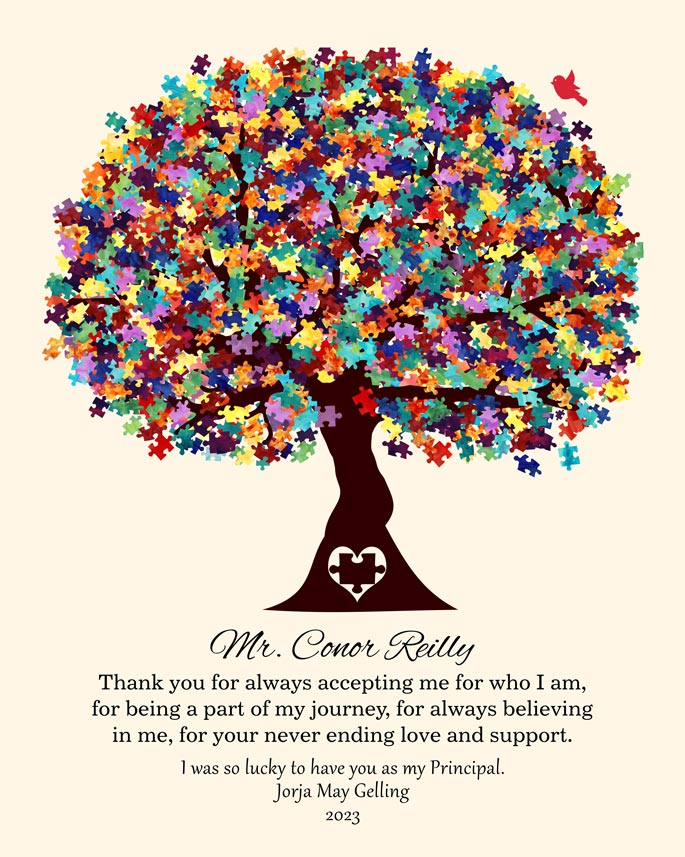 Austism Teacher Gift – Print for Claudia G