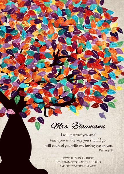 Personalized metal art print