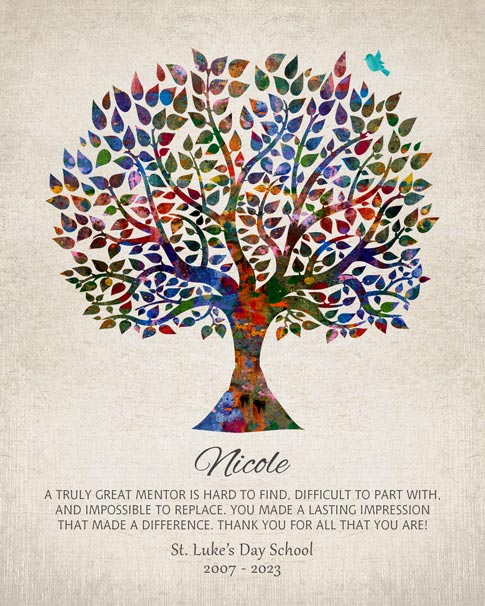 Gift for Woman Mentor – Print for Patricia M