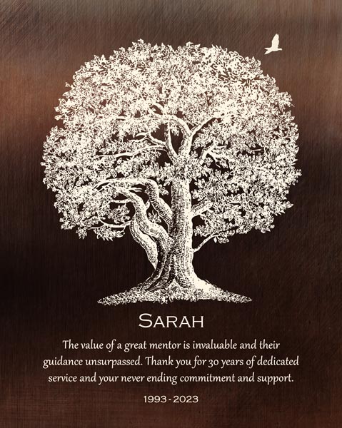 Personalized metal art print