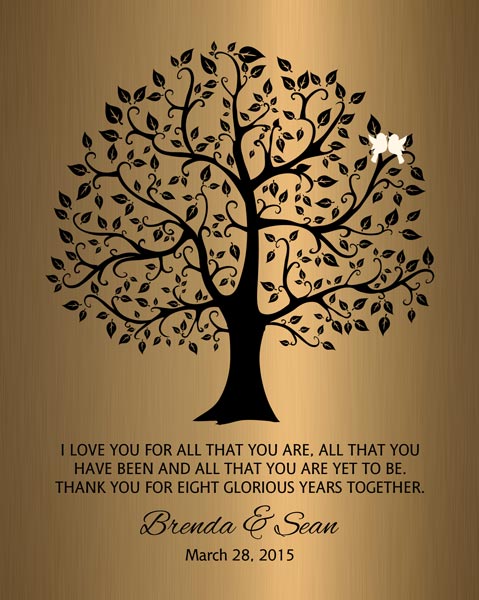 Personalized metal art print