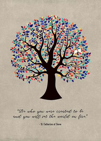5x7 Illustration of confirmation gift art print on Paper