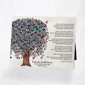 Willow Tree Memorial Desktop Plaque Gift for Bereaved Family D-1103
