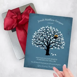 Magnolia Tree Memorial Gift Delivery Box Gift for Bereaved Parents TOY-1207