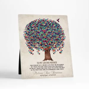Willow Tree Memorial Desktop Plaque Gift for Bereaved Children D-1242