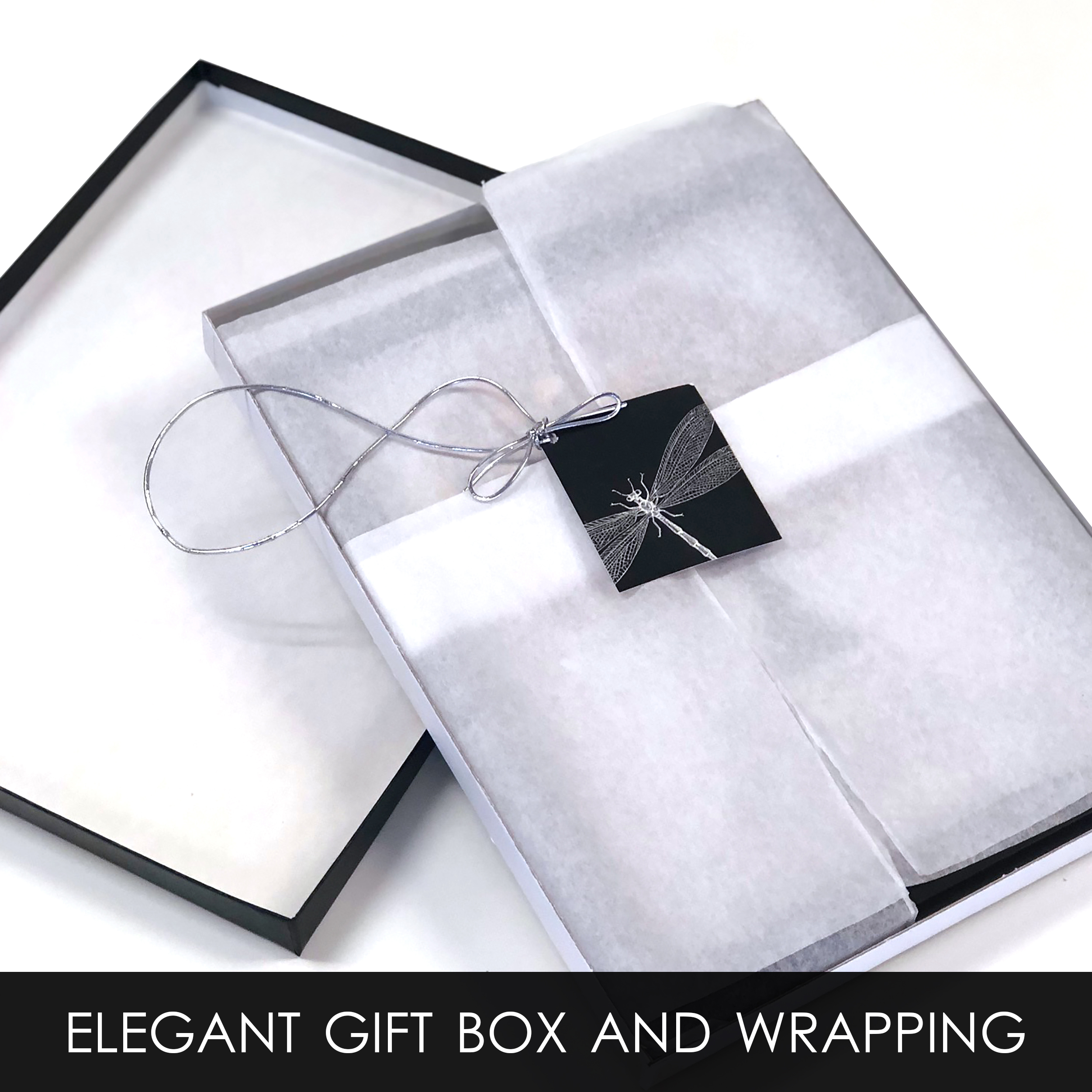 Add elegant gift box or gift wrapping to your order