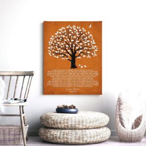 Mother In Law Gift From Groom | Thank You Gift | Brides Mother Gift | Wedding Day Gift For Parents | Magnolia Tree | Custom Art Print #LT-1151