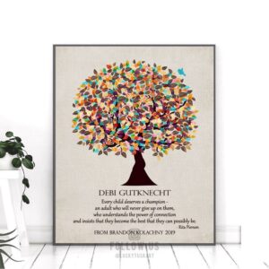 End of Year Every Child Deserves Personalized Rita Pierson Quote Gift For Teacher Custom Art Print #1321