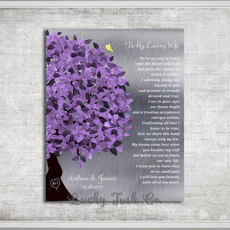 Gift From Groom To Bride, Wedding Day Gift, Personalized, Gift To Wife From Husband, Love Poem #1490