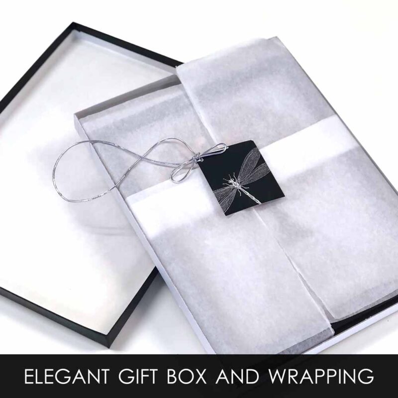 Gift Box With Tissue Wrapping and Gift Tag Service