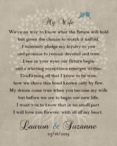 Read more about the article Custom Wedding Day Gift Art Proof for Laaron H.