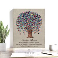 Personalized Gift For Friend, Truly Great Friend, Weeping Willow Tree, Gift for BFF, Custom Art Print - on Paper, Canvas or Metal WWT #1508