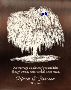 Read more about the article Personalized 9 Year Anniversary Gift Custom Art Proof for Carissa D.