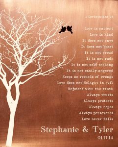 Read more about the article Personalized 7 Year Anniversary Gift Custom Art Proof for Stephanie D