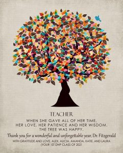 Read more about the article Custom Gift for Teacher Art Proof for Dr. Jen F.