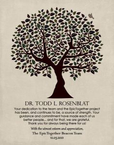 Read more about the article Custom Mentor Gift Art Proof for Dr. Todd