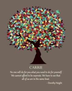 Read more about the article Custom Mentor Gift Art Proof for Carrie M.