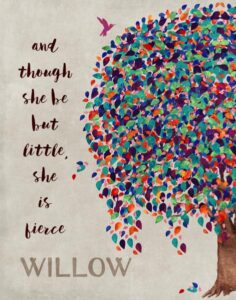 Read more about the article Custom Nursery Gift Art Proof for Willow A.