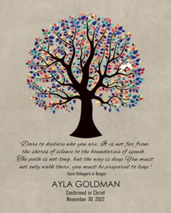 Read more about the article Custom Confirmation Communion Art Proof for Ayla G.