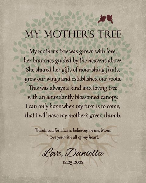 poem for mother gardening metaphor