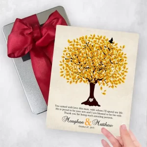 Oak Tree Wedding Gift Delivery Box Gift for Mother Of The Groom TOY-1102