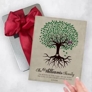 Tree with Roots Wedding Gift Delivery Box Gift for Bride And Groom TOY-1109