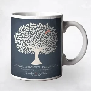 Tree Silhouette Wedding Coffee Mug Gift for Mother Of The Bride M-1117