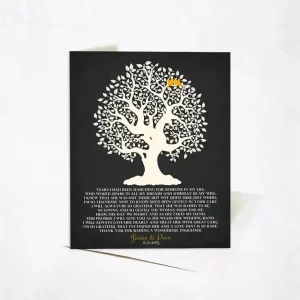 Knotty Tree Wedding Card Gift for Mother Of The Bride C-1125