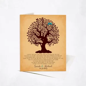 Knotty Tree Wedding Card Gift for Mother Of The Groom C-1126