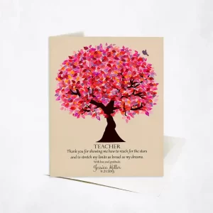 Canopy Tree Teacher Appreciation Card Gift for Educator C-1173