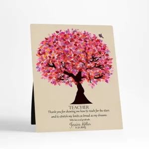 Canopy Tree Teacher Appreciation Desktop Plaque Gift for Educator D-1173