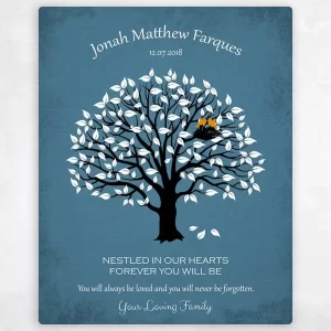 Magnolia Tree Memorial Wall Plaque Gift for Bereaved Parents LTC-1207