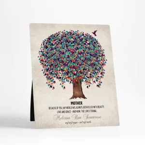 Willow Tree Memorial Desktop Plaque Gift for Bereaved Children D-1241