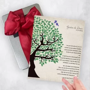 Half Olive Tree 10th Anniversary Gift Delivery Box Gift for Couple TOY-1277