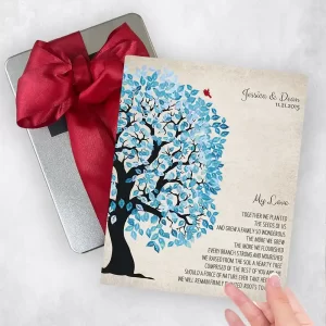 Half Artful Tree 10th Anniversary Gift Delivery Box Gift for Couple TOY-1279