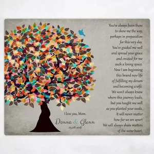 Late Spring Tree Wedding Wall Plaque Gift for Mom LTC-1315