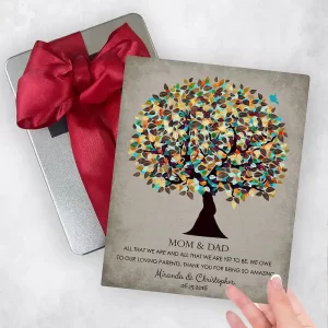 Autumn Tree Family Appreciation Gift Delivery Box Gift for Parents TOY-1323