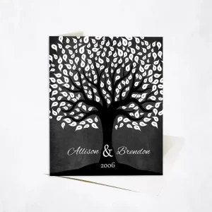 Dramatic Tree Anniversary Card Gift for Couple C-1402