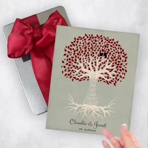 Countdown Tree 15th Anniversary Gift Delivery Box Gift for Couple TOY-1445