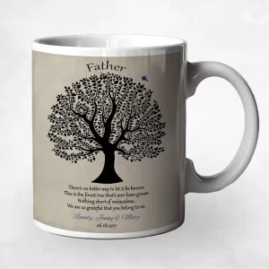 Curly Tree Father's Day Coffee Mug Gift for Dad M-1463