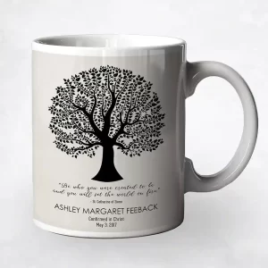 Curly Tree Faith Milestone Coffee Mug Gift for Child M-1506
