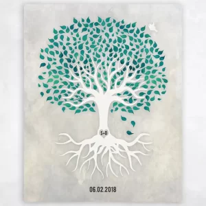 Canopy Anniversary Wall Plaque Gift for Couple LTC-1528