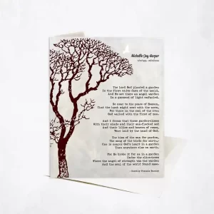 Bare Tree Memorial Card Gift for Bereaved Family C-1554